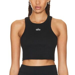 ALO Yoga Black Women's Aspire Tank Top- black- only worn a few times